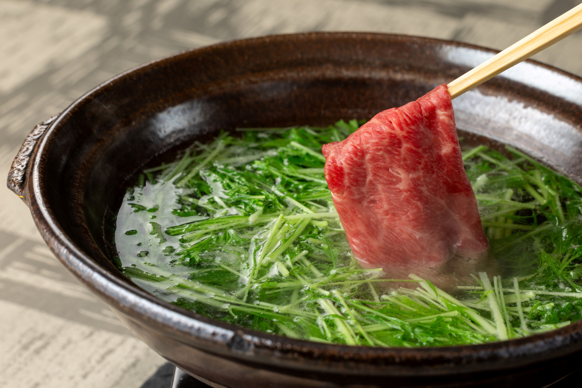 松阪牛のしゃぶしゃぶ