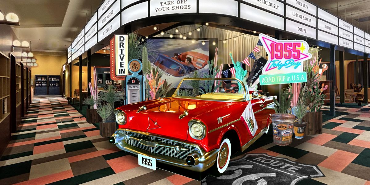 「1955 東京ベイ by 星野リゾート」で50‘sアメリカンドライブ気分を体験する 「Road Trip in U.S.A. 1955」を初開催