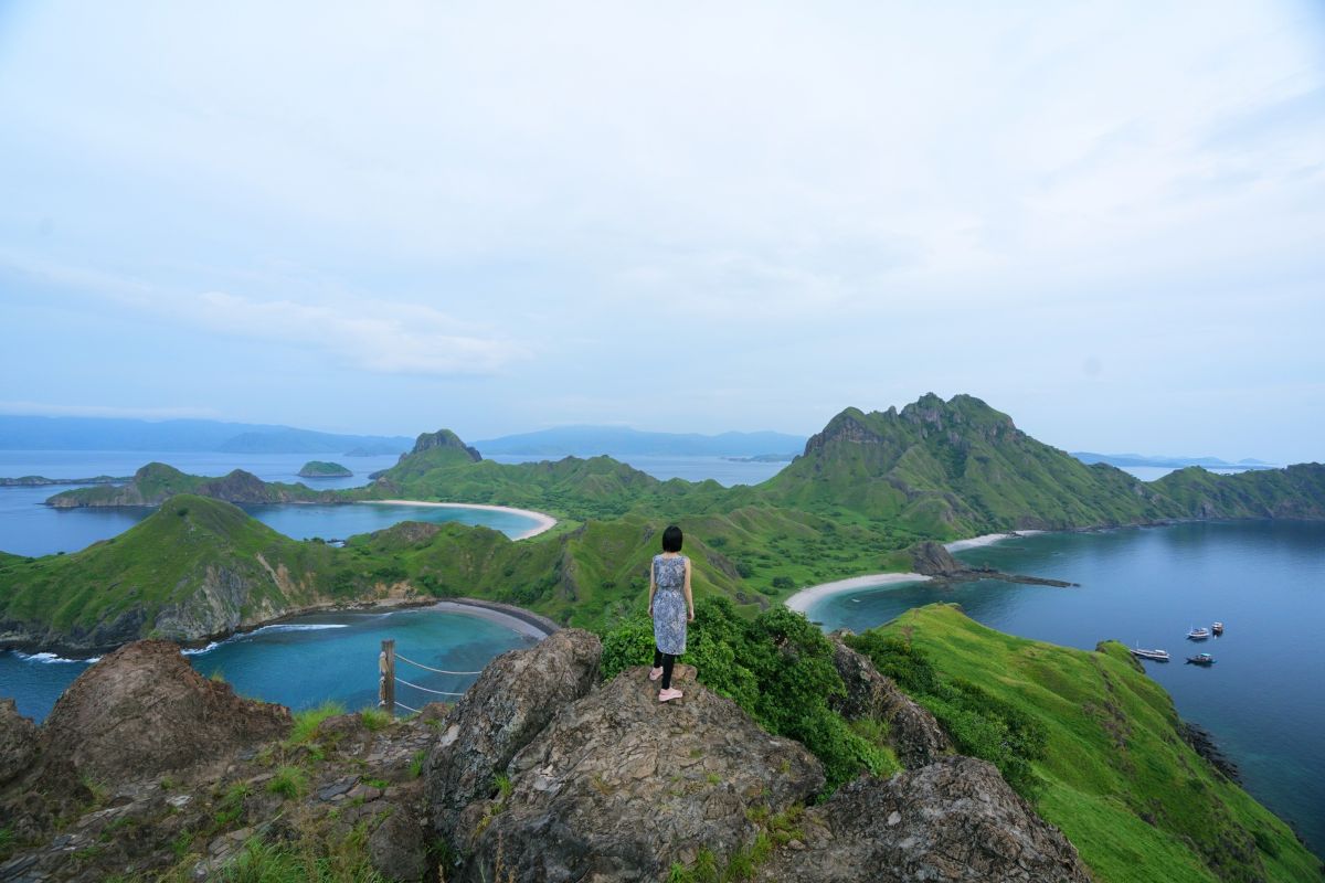 5万ルピア札に描かれるほど美しい風景が広がる
