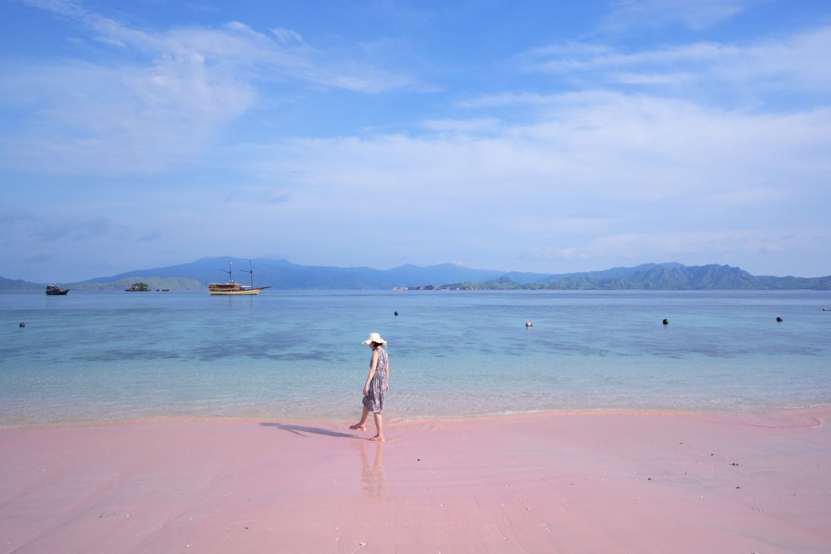 ピンク×水色のパステルカラーの世界