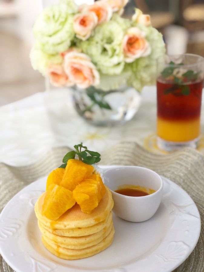 「オレンジソース＆塩ヨーグルト」1500円 ※ドリンク代込