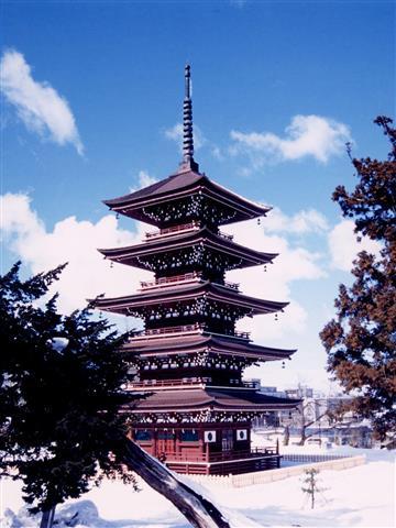 雪化粧／住職 布施公彰撮影