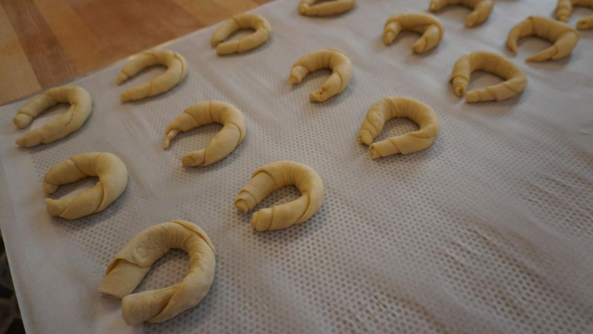 焼く前のキプフェル、それぞれの個性がでる 