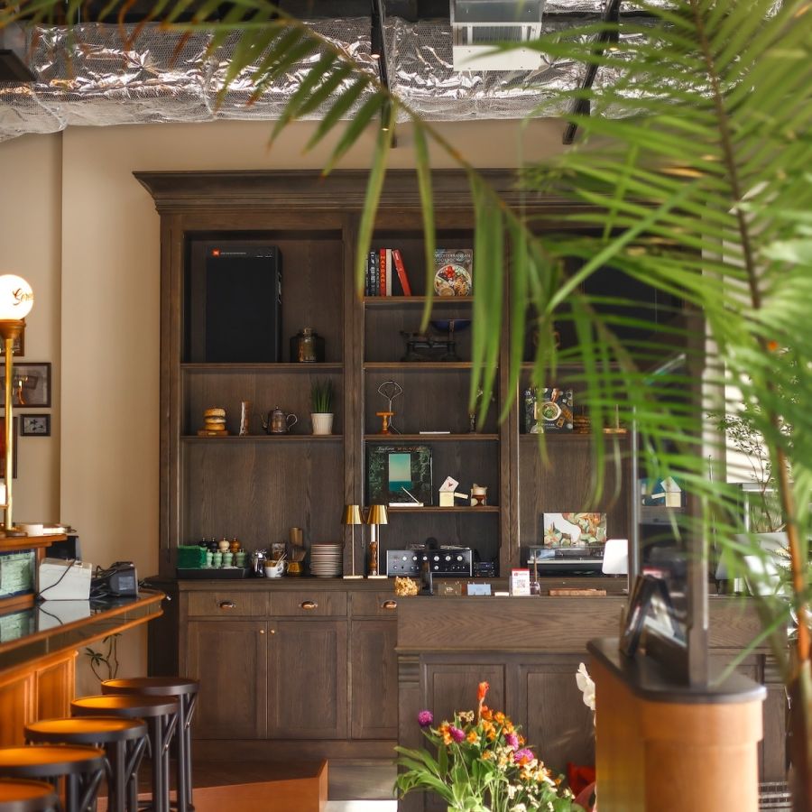 どちらかというとかわいい寄りの「ASAKARA GOOD STORE」と比べ、「THE PORT on the Green」はクラシックな雰囲気で、そのギャップが光る