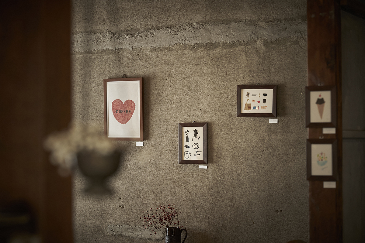 アートギャラリーではないのでアートがあることは珍しいそう