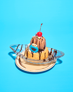 「クッキーモンスターのドーナツサンデー」  860円