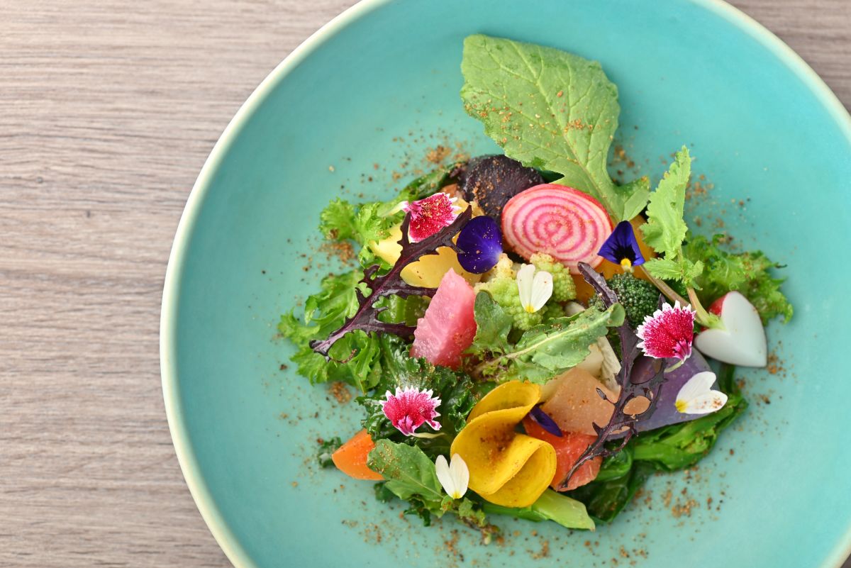 「鎌倉野菜を使った一皿」