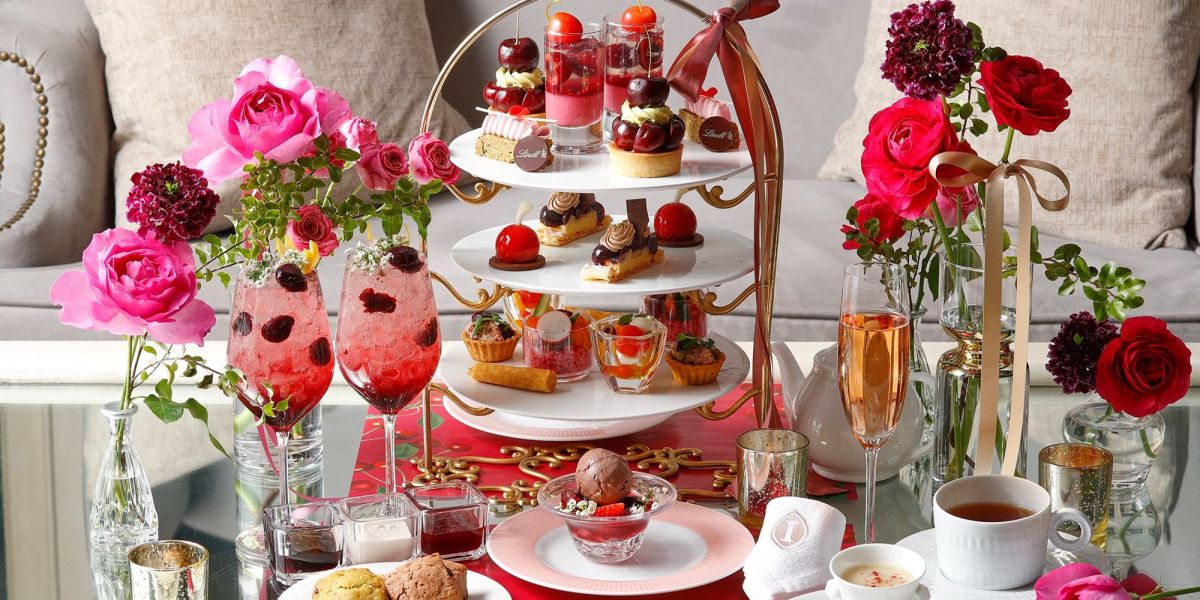 【ホテル インターコンチネンタル 東京ベイ】 「リンツチョコレート」とコラボ！ チョコとチェリーのマリアージュを楽しむ優雅なアフタヌーンティー