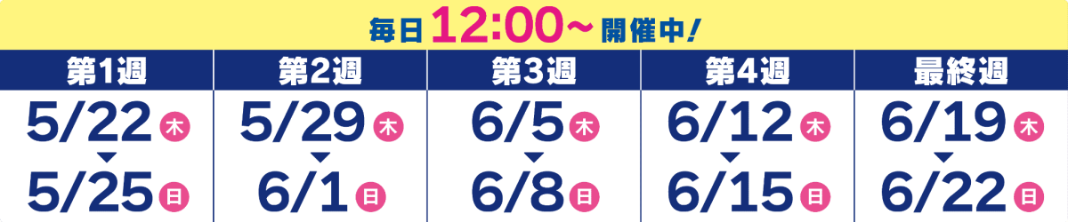 「よくばりフェス」の期間や注文方法は？キャンペーン概要をチェック！