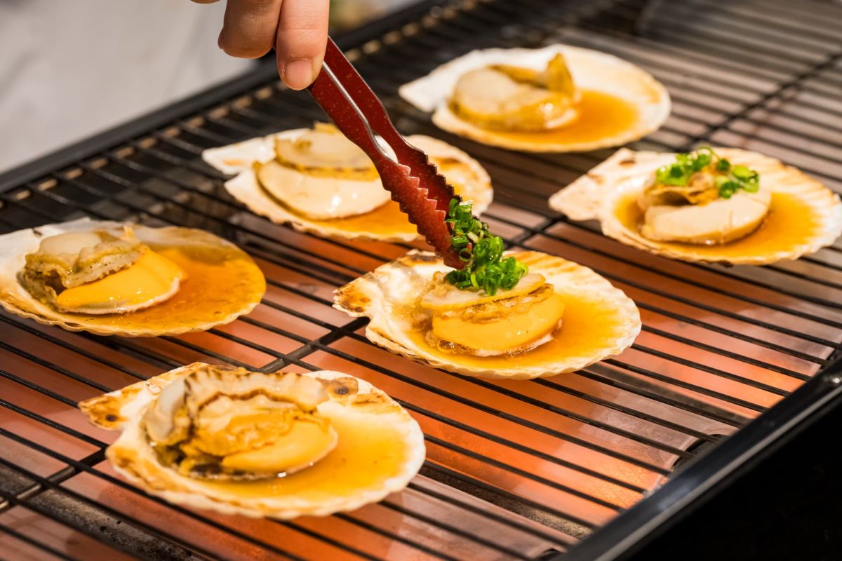 ホタテ炉端焼き