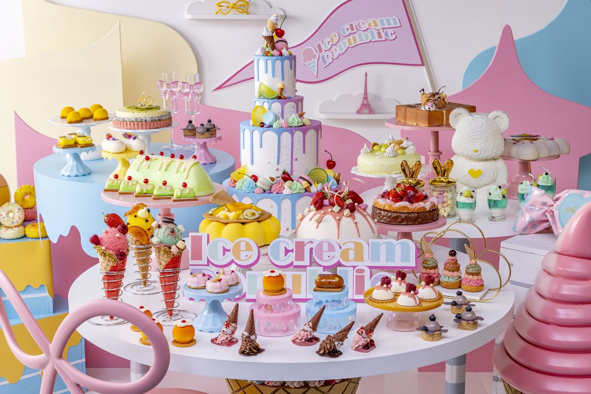 【ヒルトン東京】『アイスクリーム・リパブリック』スイーツビュッフェが開催中。これからの暑い夏にぴったりなアイスクリームワールドをご紹介！