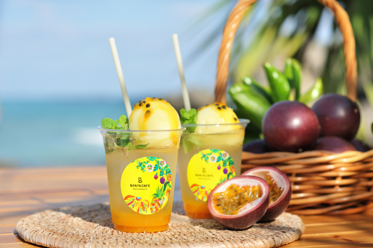 フローズンドリンク「もっとトロピカルちゅらーと」パッションフルーツ 　1200円（税込）