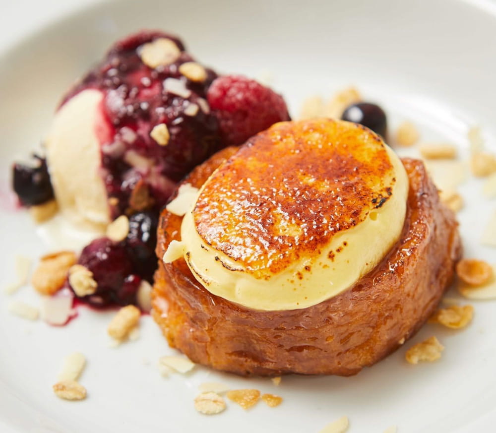 フレンチトースト「濃厚クレームブリュレ」1628円