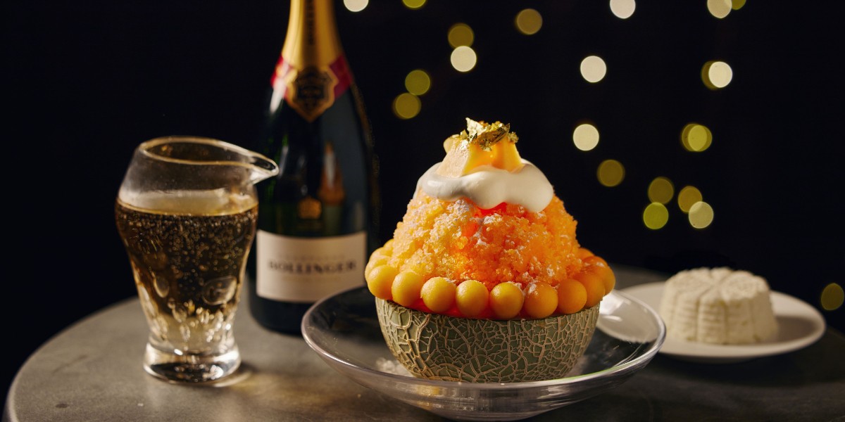 夏限定！シャンパンと一緒に味わう「星野リゾート　トマム」の「赤肉メロン贅沢かき氷」