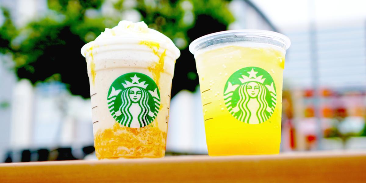 【スタバ新作2025年5月】マンゴー果肉＆ジャスミンが絶品♪「オリエンタル マンゴー & ティー フラペチーノ®」を実食レポート！ おすすめカスタムを徹底紹介