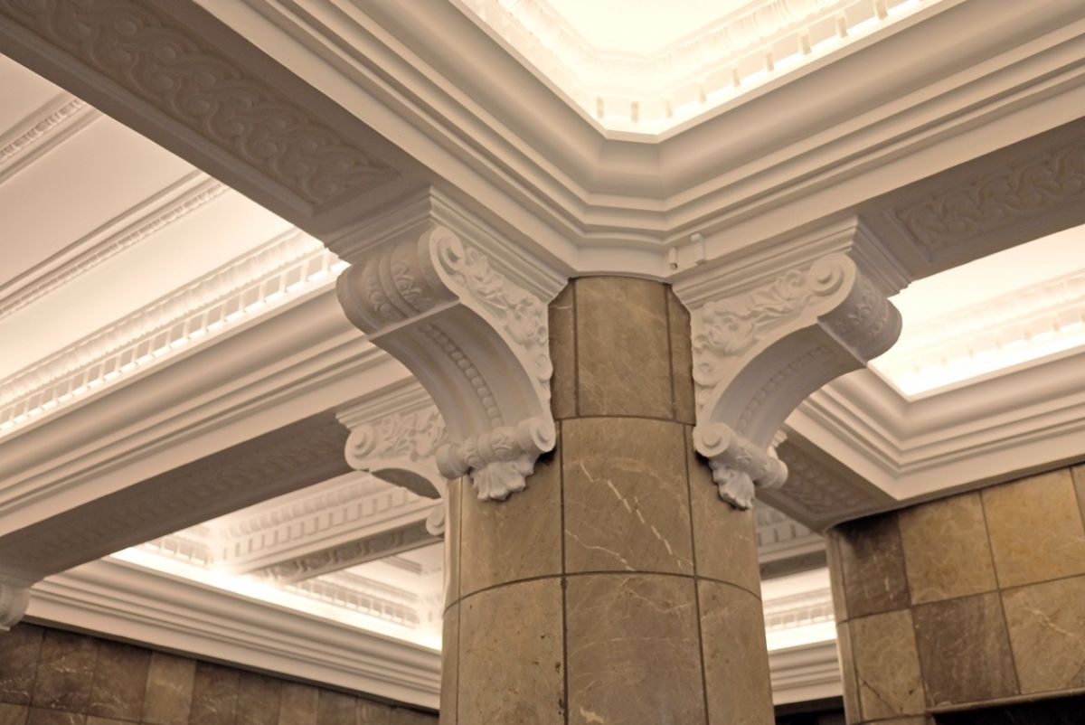 天井部分の装飾