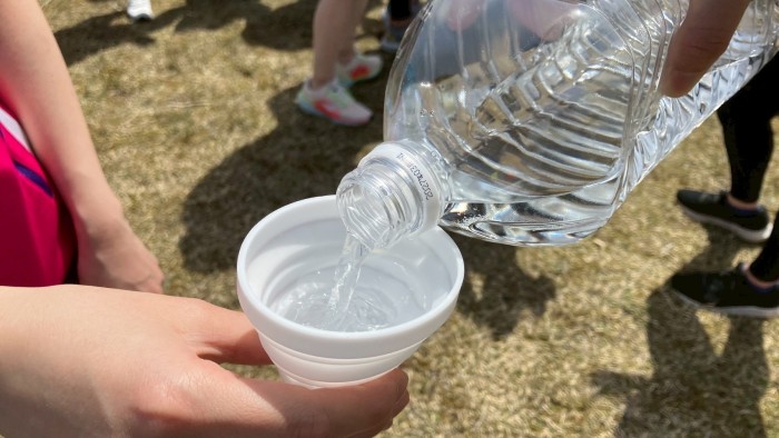 箱根ランフェス_給水所の様子