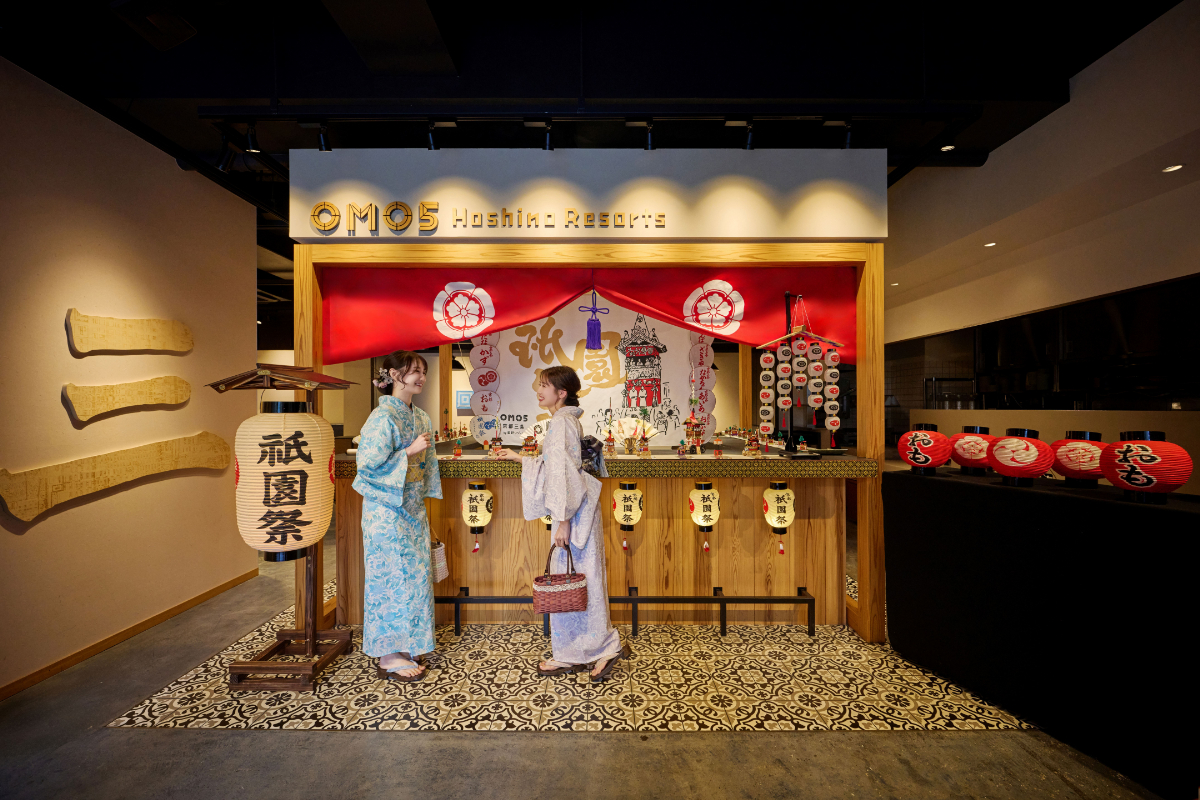 OMO5京都三条の祇園祭をモチーフにしたOMOベース