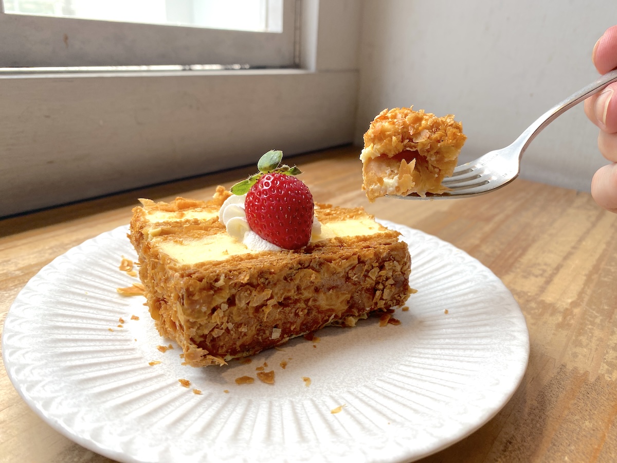 梟書茶房「苺のミルフィーユ」2