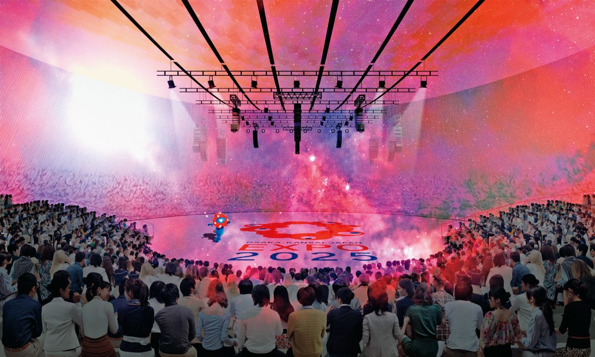 場内最大規模のイベント会場。 こ だ わ り の 形 状 や 音 響 に 感 動
