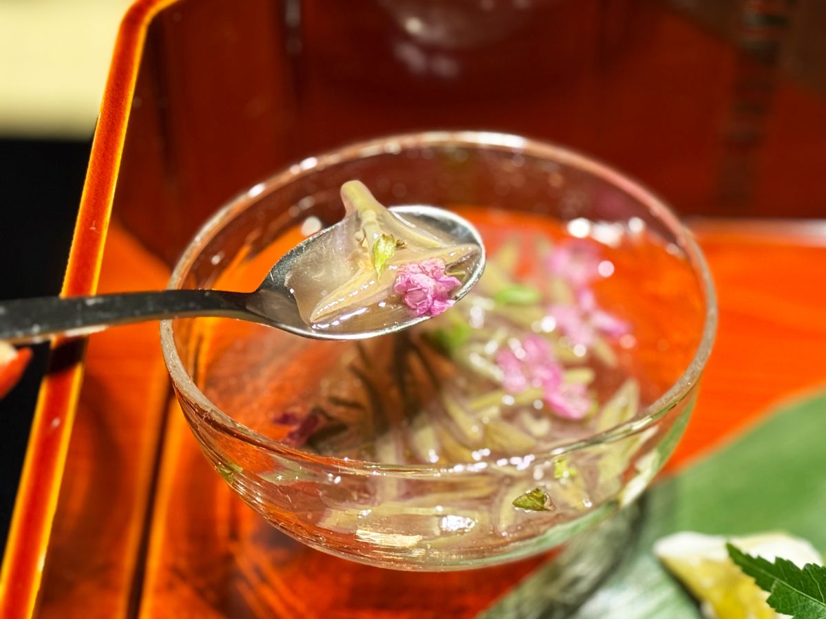 「特選じゅんさい 梅土佐酢 花穂」