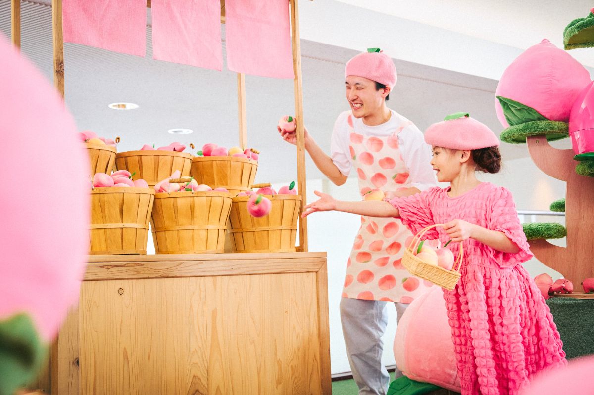 もも収穫ゲーム