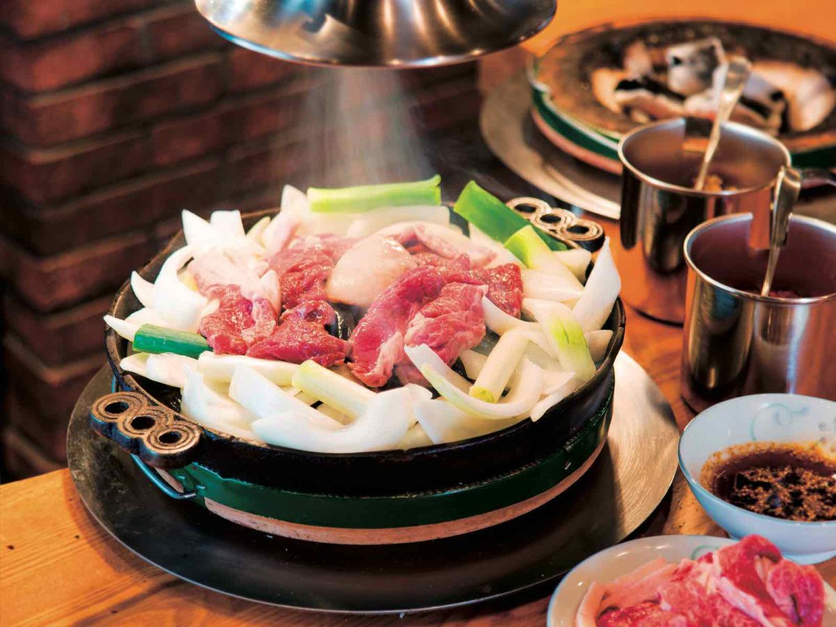 「ジンギスカン」一皿1280円