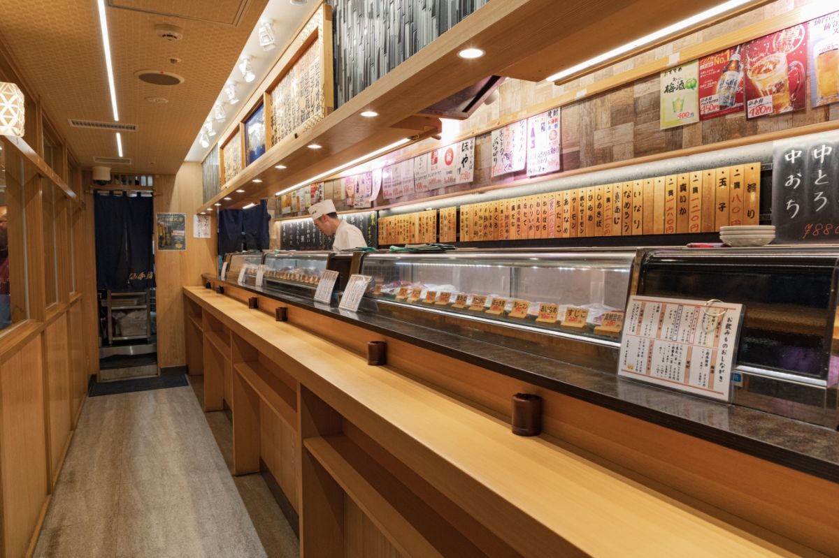 仙令鮨 仙台駅3階店店内