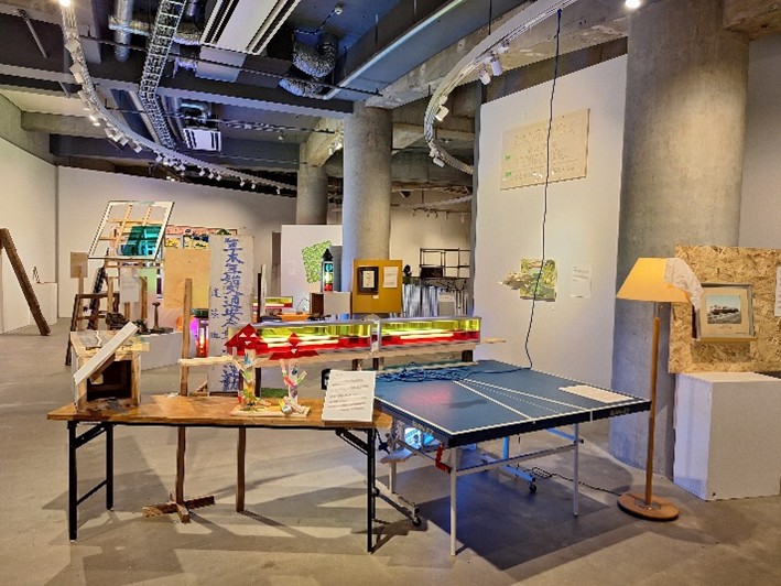 中崎さんの展示スペース