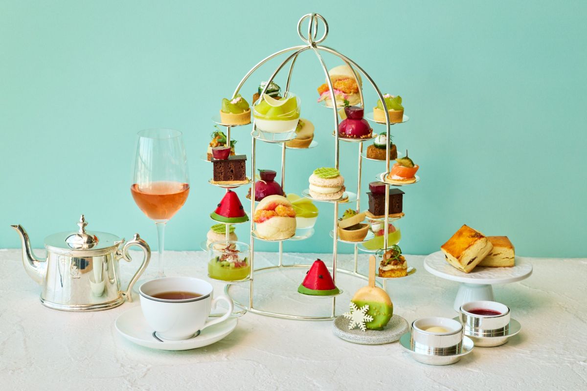 メロン＆グレープアフタヌーンティー