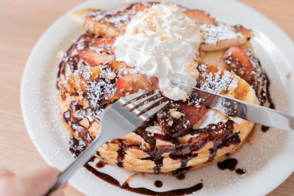 （スフレ（バナナストロベリー） $19）