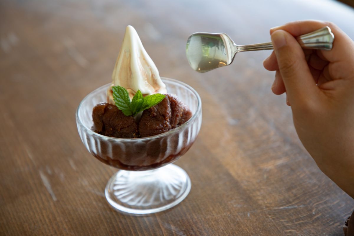 「いちじくのパフェ」870円