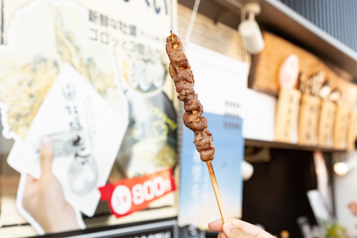「仙台牛タン串」800円