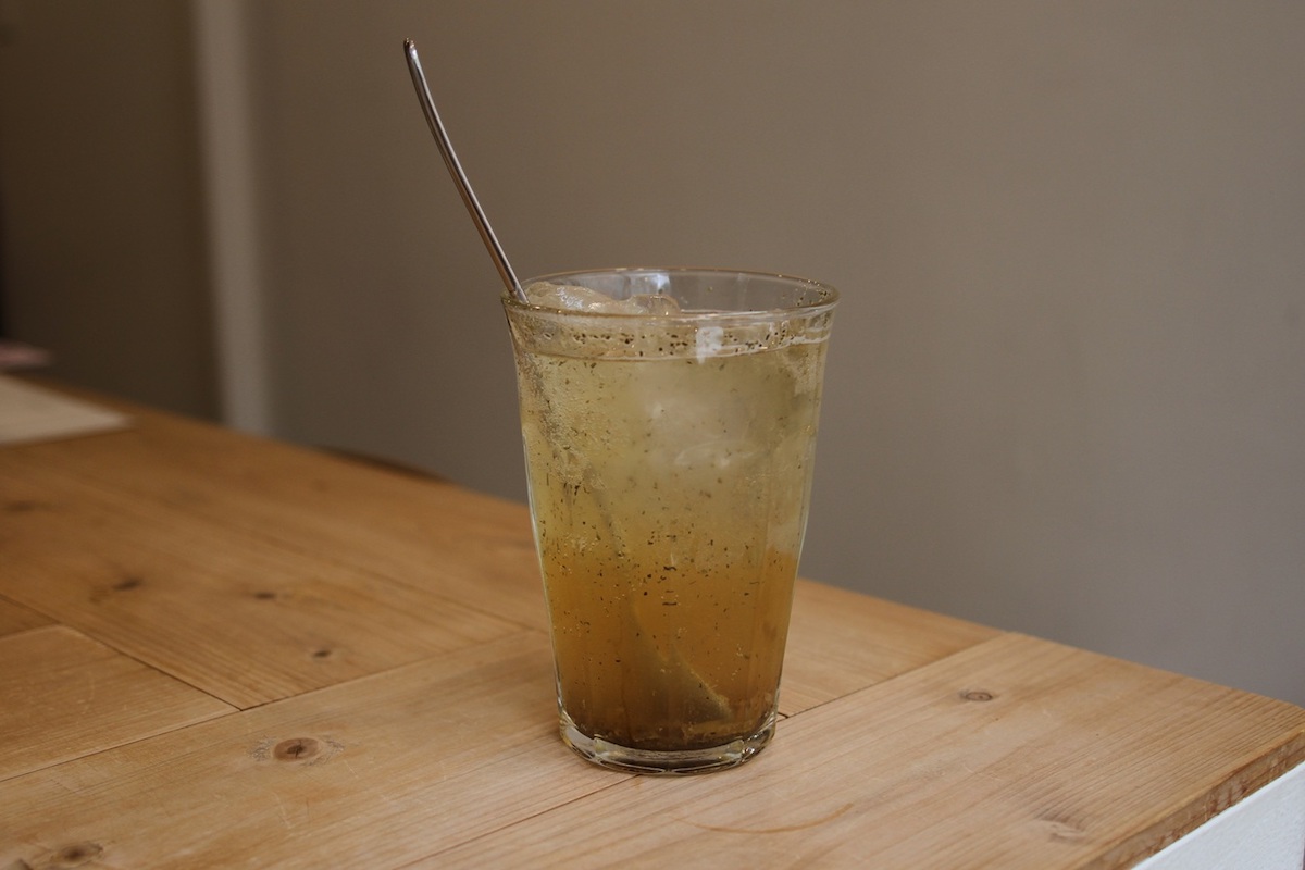 「自家製レモンミントソーダ」
