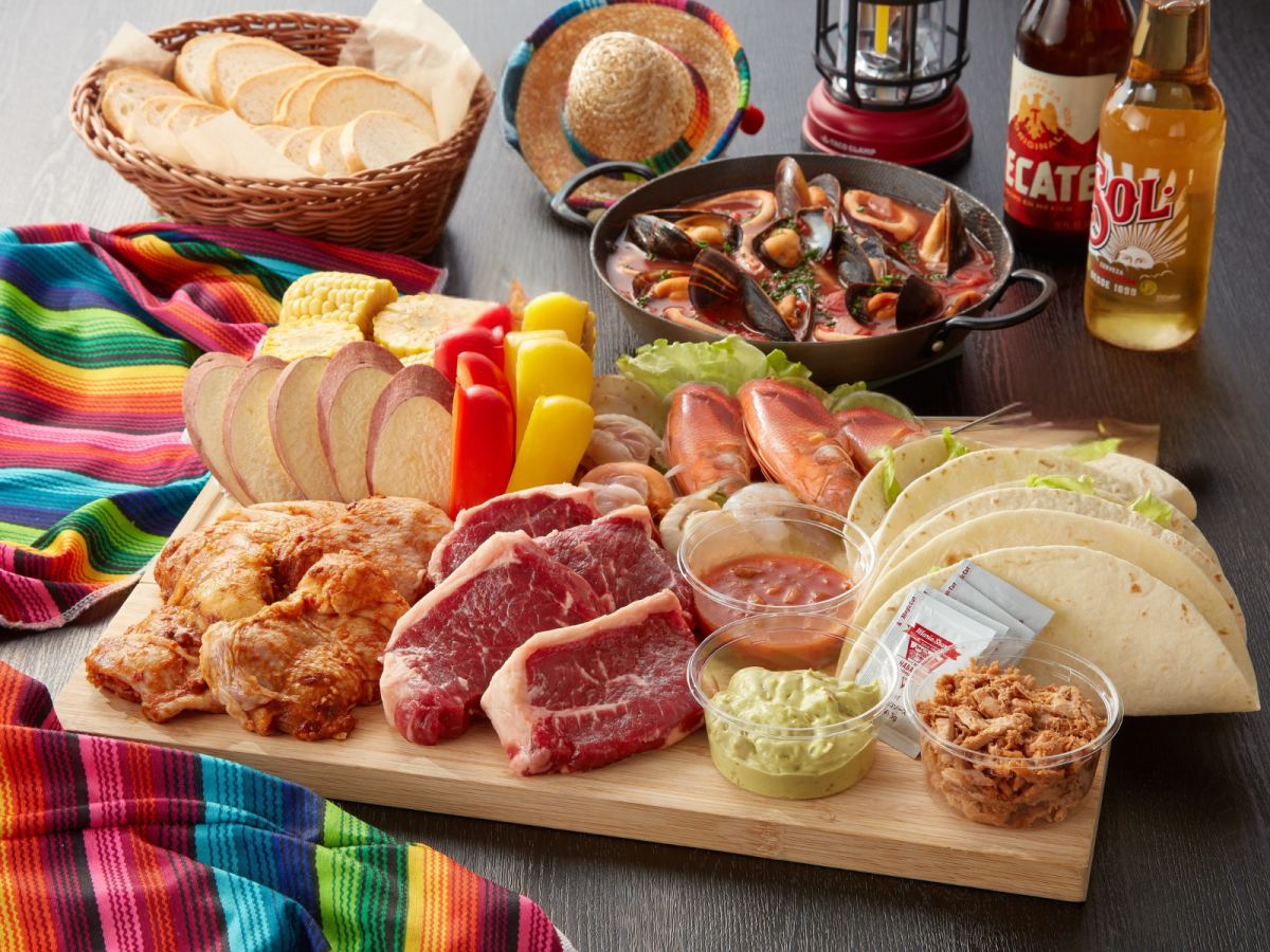 メキシカンBBQディナー」（写真は2人前の一例）