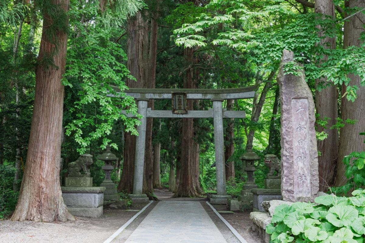 十和田神社入口の一番目にある鳥居