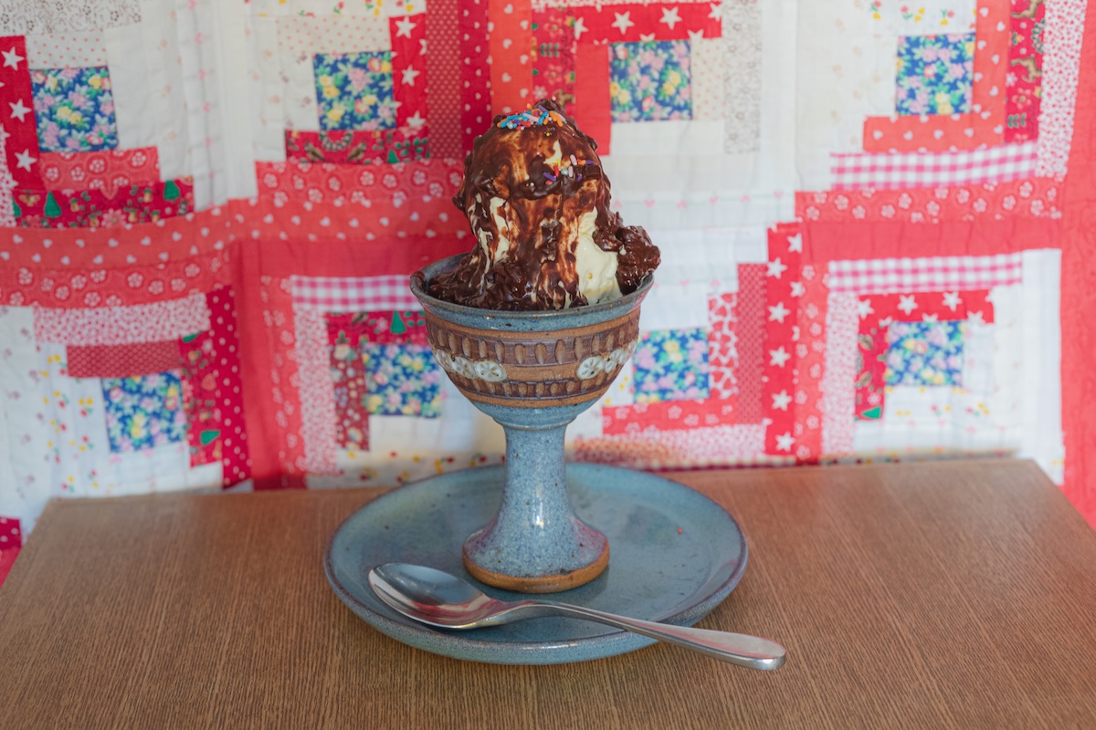 「ブラウニー サンデー」1400円