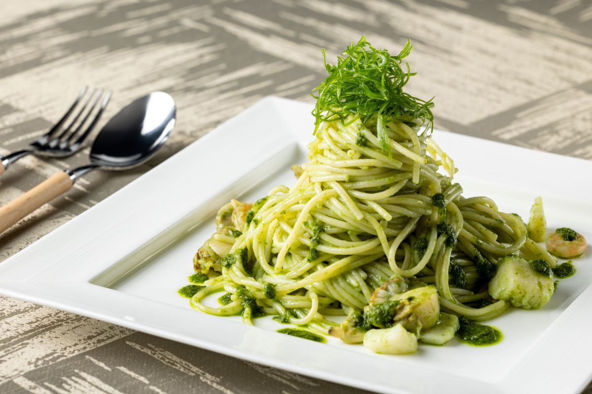 九条ネギシーフードパスタ