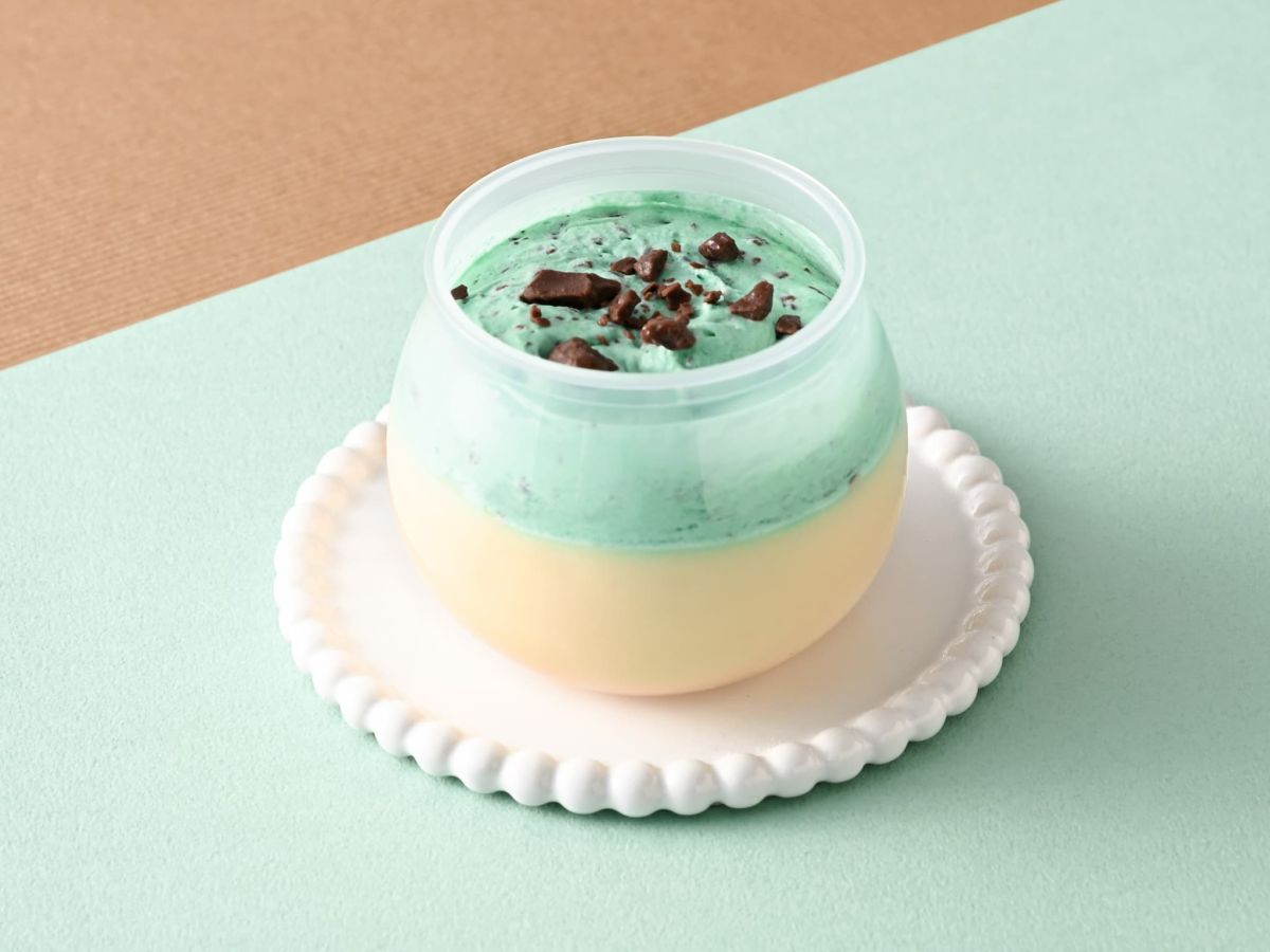 「おさつプリンチョコミント」
