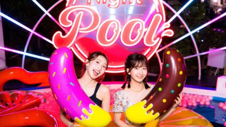 【東京・芝公園】 五感で楽しむ「CanCamナイトプール」が7月18日OPEN！2025年のテーマは「Night Flower Garden」