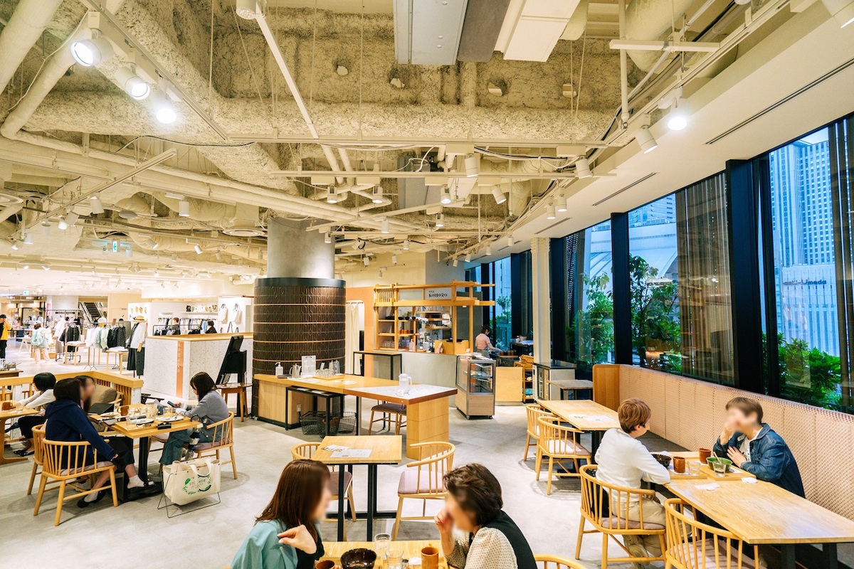 窓の外の景色も心地よい