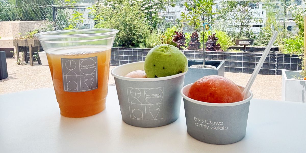表参道「Eriko Osawa Earthly Gelato」オーガニック野菜ジェラートを食べてリフレッシュ！