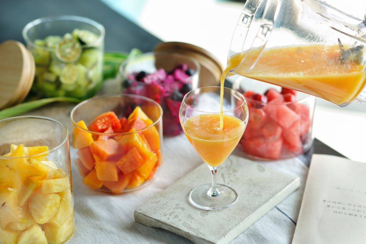 フルーツジュースにして楽しめます