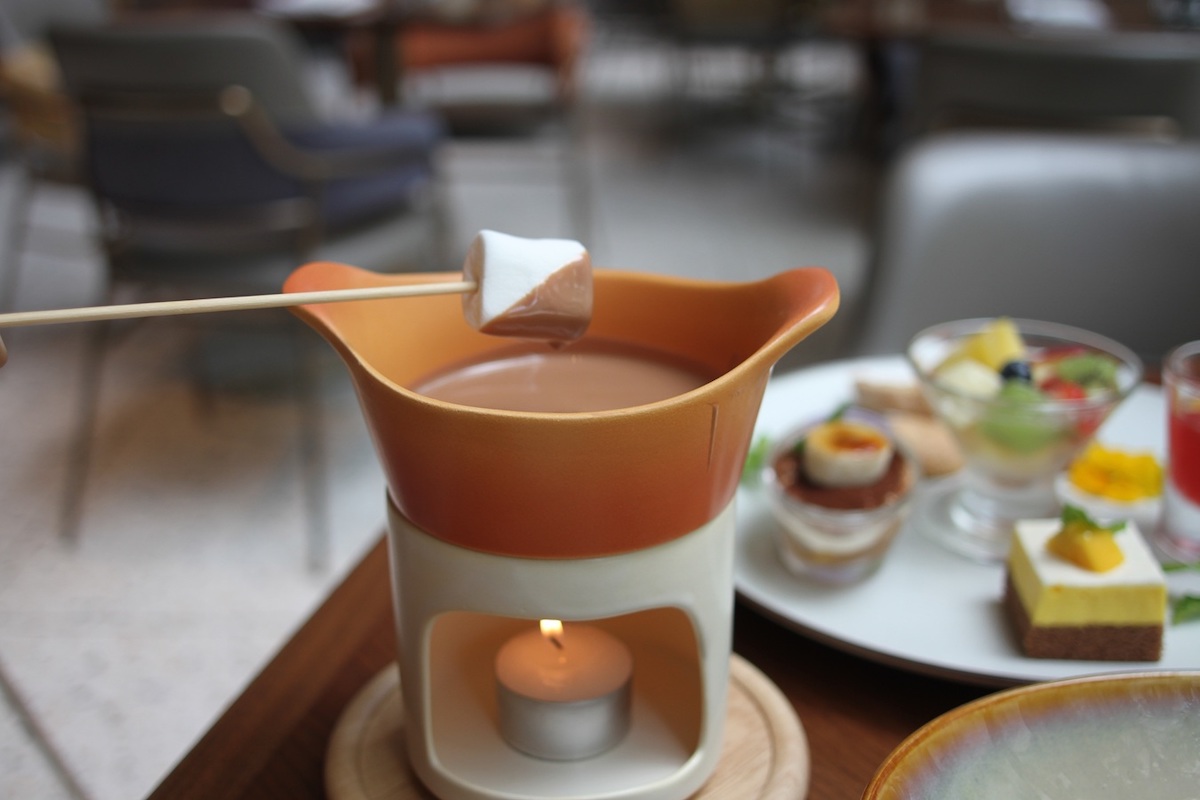 チョコレートフォンデュ