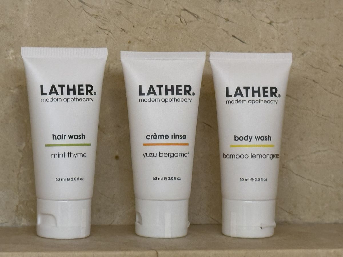 爽やかな香りのシャンプー、リンス、ボディーウォッシュ