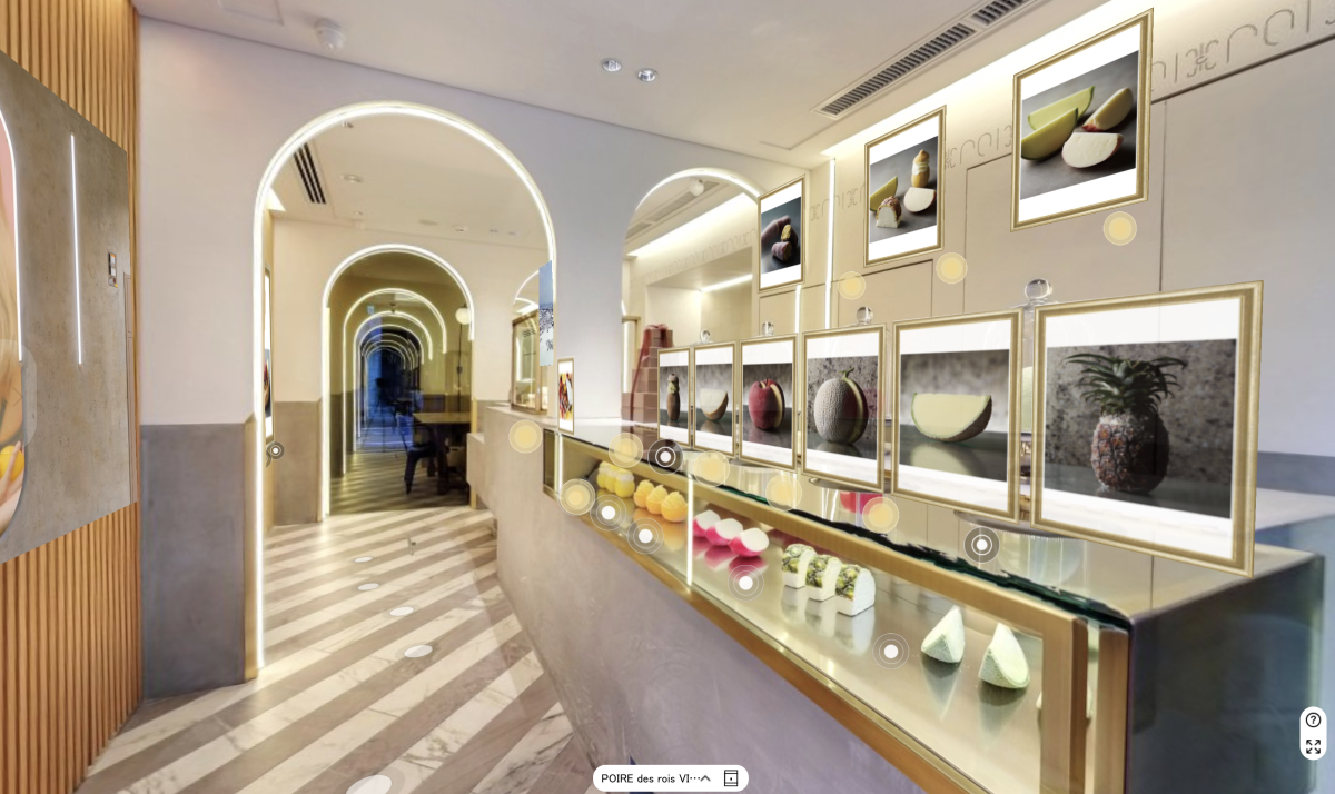 バーチャルショップの様子