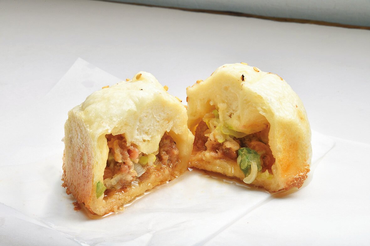 台湾の焼き包子 包包亭