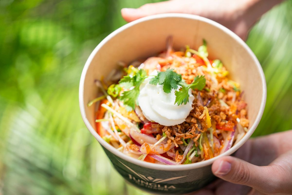 「冷やしアジアンヌードル」1200円