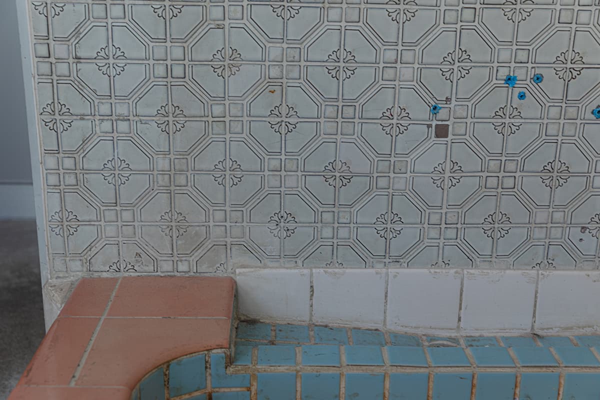 細かい部分のタイルの柄や配色が絶妙