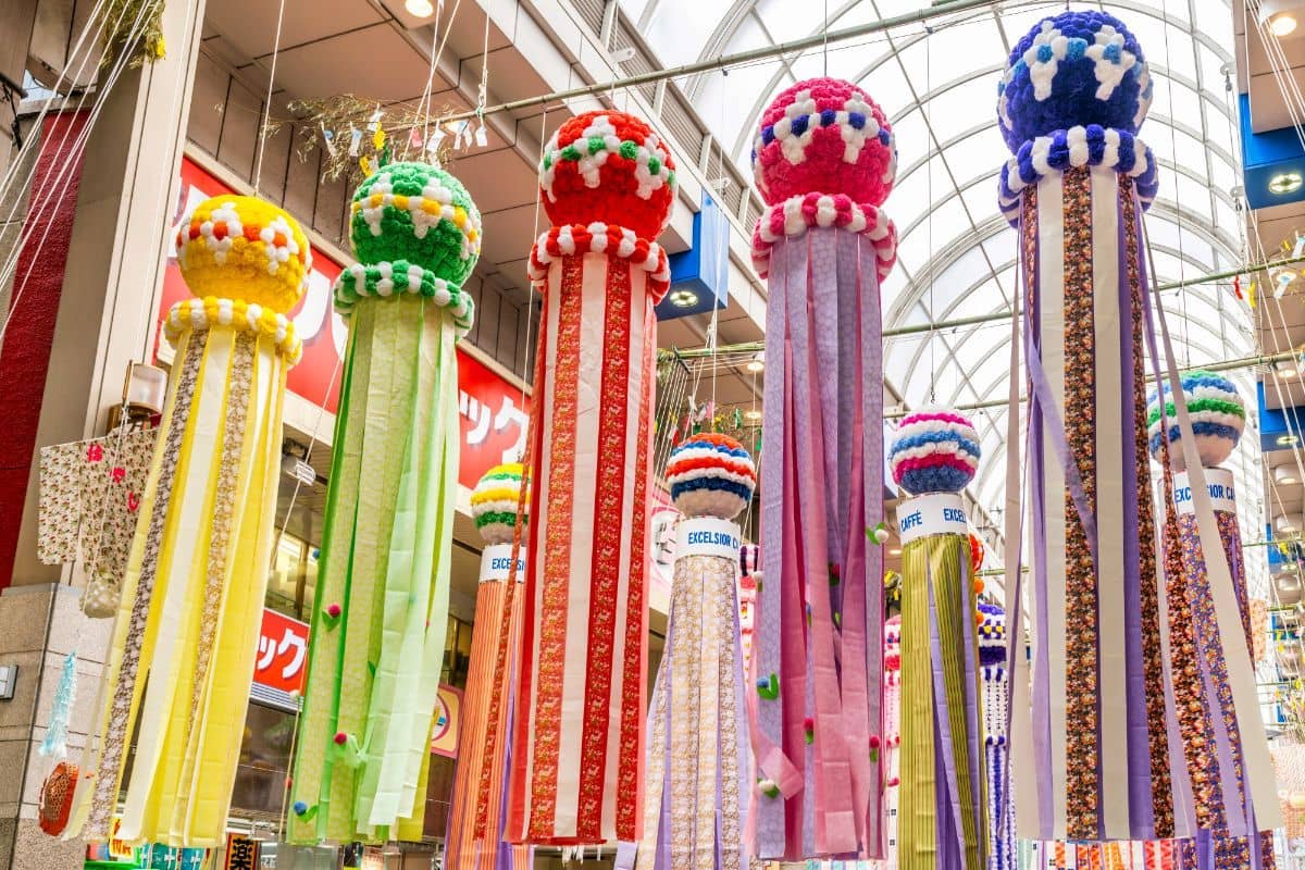 仙台市「仙台七夕まつり」。2025年は8月6~8日に開催